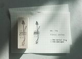 RAW MARKET SHOP Floral Series Rubber Stamp No.194