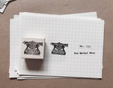 RAW MARKET SHOP Typewriter Rubber Stamp No.109