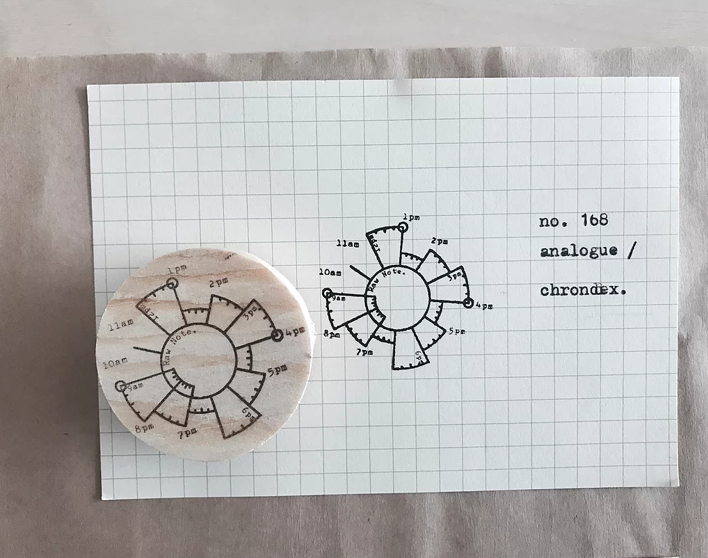 RAW MARKET SHOP Analogue Series Rubber Stamp No.168