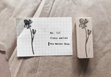 RAW MARKET SHOP Flora Series Rubber Stamp No.147