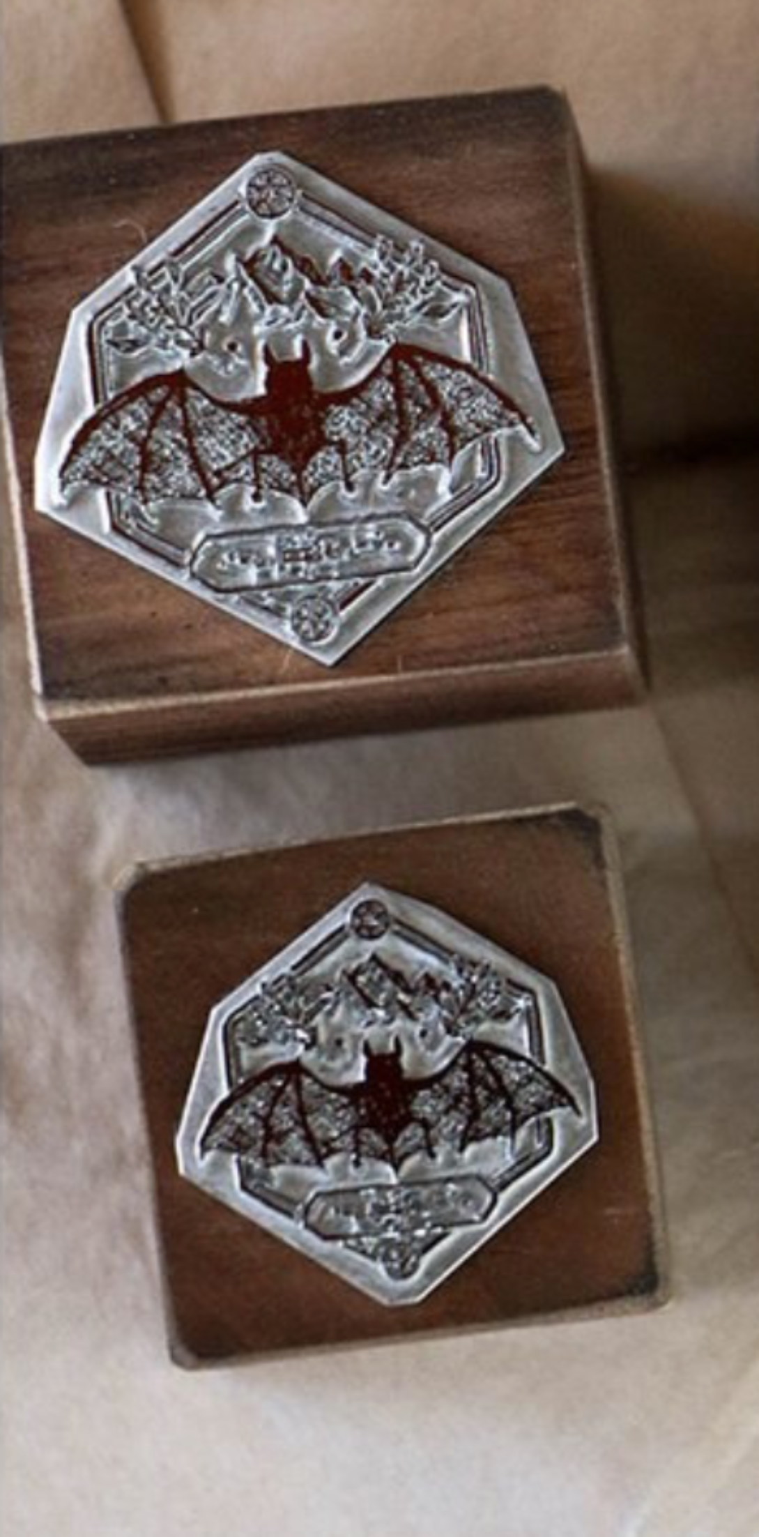 LCN Metal Stamp Bat / 23mm, 29mm