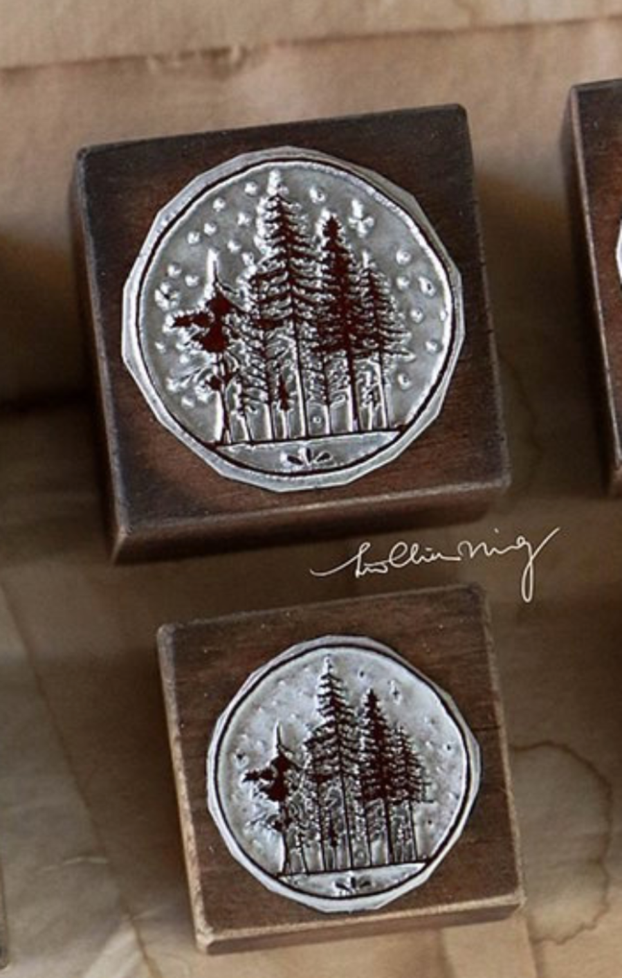 LCN Metal Stamp Forest