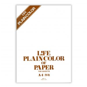 LIFE Plain Color of Paper Pad 210 x 297mm Plain
