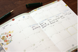 LIANG FENGxDIMANCHE 2020 Cool Watercolor Schedule Book
