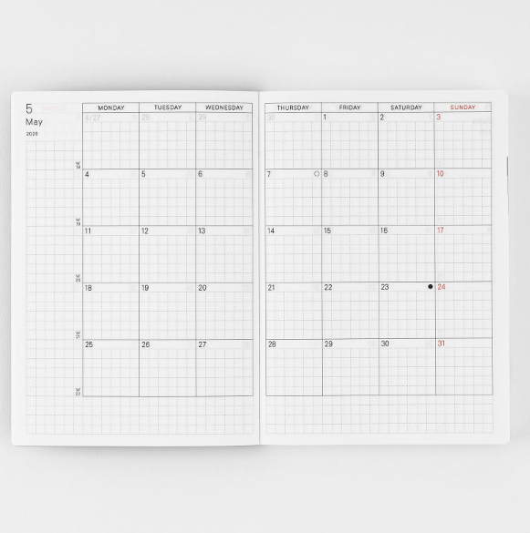 HOBONICHI TECHO 2020 Planner A6 ONLY (Eng)