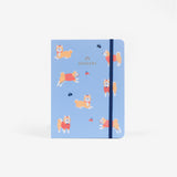 MOSSERY Refillable Wire-O Undated Planner Weekly Vertical - Shiba Royal