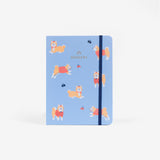 MOSSERY Refillable Wire-O Undated Planner Weekly Horizontal - Shiba Royal