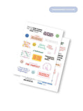 KAI Sticker Pack (2 sheets/per pack)