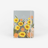 MOSSERY 2021 Hardcover Planner Monthly+Weekly Vertical-Sunflowers 063