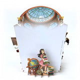 LOKA MADE 360 3D Greeting Card Peaceful Hours in the Study