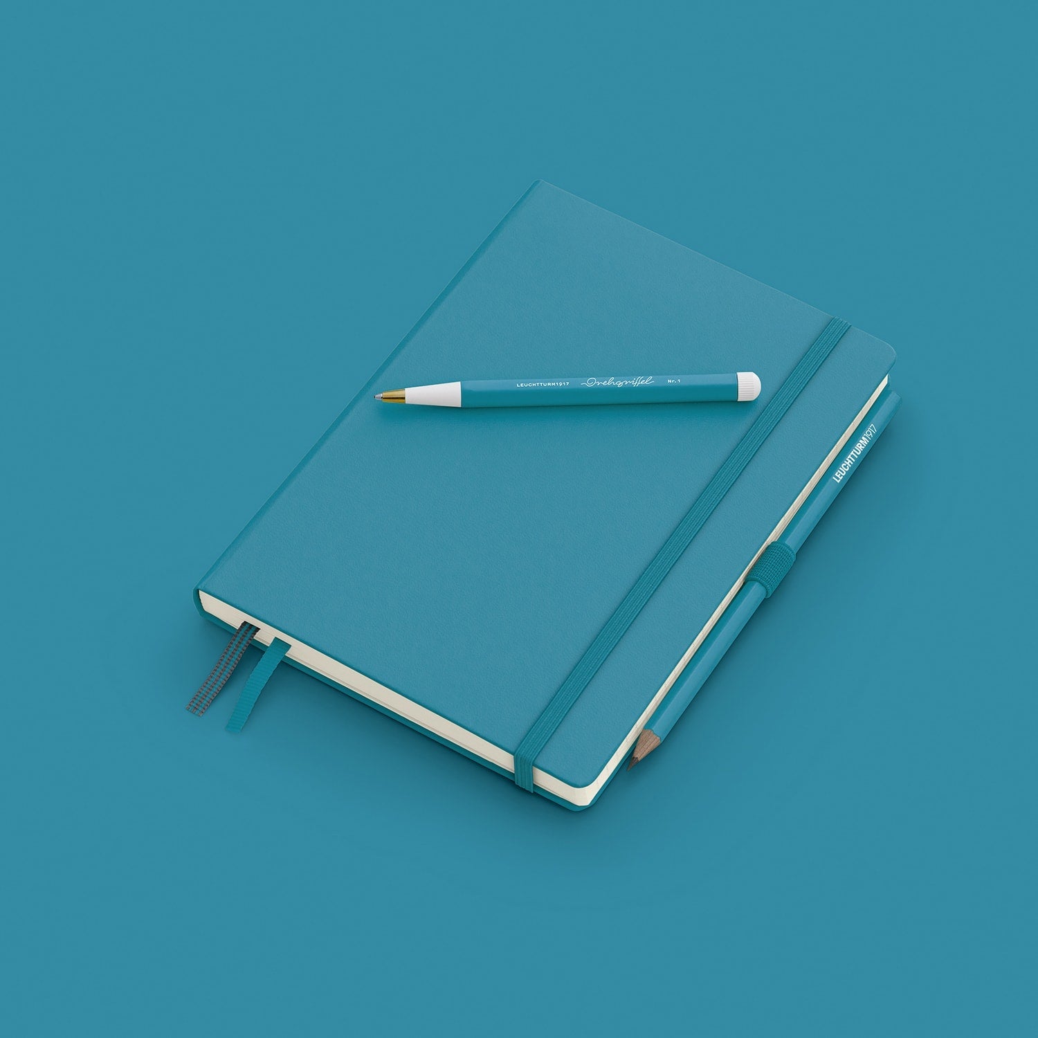 LEUCHTTURM1917 Hardcover A5 Medium Notebook Ocean