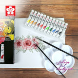 SAKURA Koi Watercolor 12ml Tube Set 12Colors