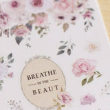 MU Craft Print-On Sticker Rose & Beauty 117