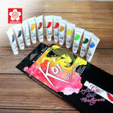 SAKURA Koi Watercolor 12ml Tube Set 12Colors