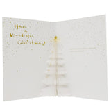Honey Comb Greeting Card White Tree