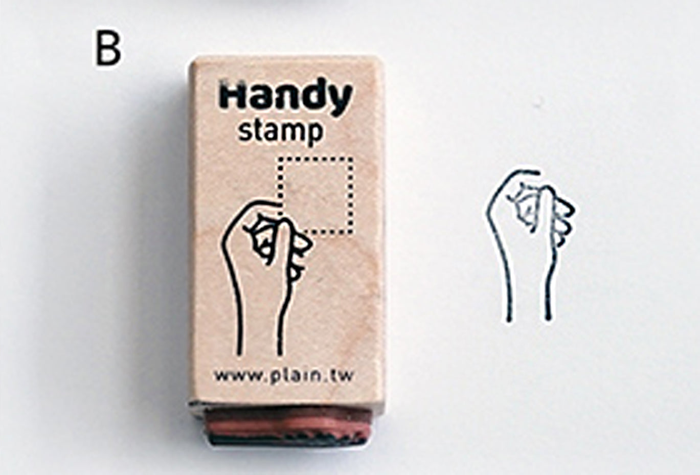 PLAIN Handy Stamp Hand Gesture