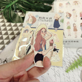 STARLULULU Holiday Girl Waterproof Sticker