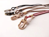 CORALC ATELIER Braided Leather Lanyard Assorted Colors