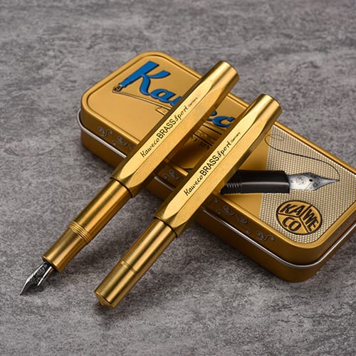 Kaweco Brass Sport Fountain Pen - Fine
