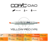 COPIC Ciao Marker YELLOW RED (YR000-YR68)