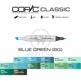 COPIC Classic Marker BLUE GREEN (BG02-BG99)