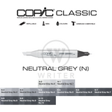 COPIC Classic Marker NEUTRAL GREY (N0-N9)