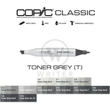 COPIC Classic Marker TONER GREY (T0-T9)