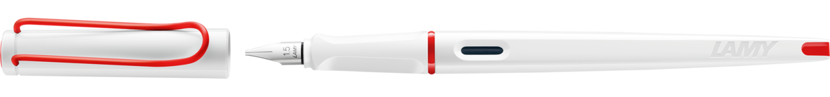 LAMY Fountain Pen Joy White + Red 1.5