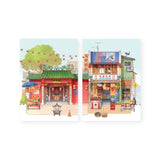 LOKA MADE Popup Card 2 in 1 Temple of Fortune & Dry Seafood