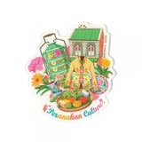 LOKA MADE Big Acrylic Magnet Peranakan Patterns