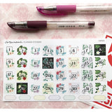 ARTSUNAMI Planner Sticker Floral Dates