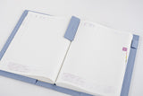 HOBONICHI TECHO 2023 Cousin Set [ENG] A5 Leather: Taut Celeste  Blue