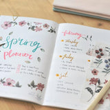 MU Craft Print-On Sticker English Flower 012