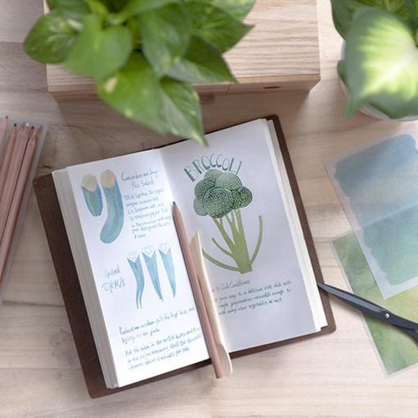 MU Craft Print-On Sticker Blue Rose 039