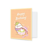LOKA MADE Greeting Card Happy Birthday Papurin