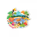 LOKA MADE Big Acrylic Magnet Malaysia in Technicolor