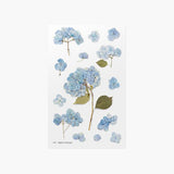 Appree Pressed Flower Sticker Bigleaf Hydrangea