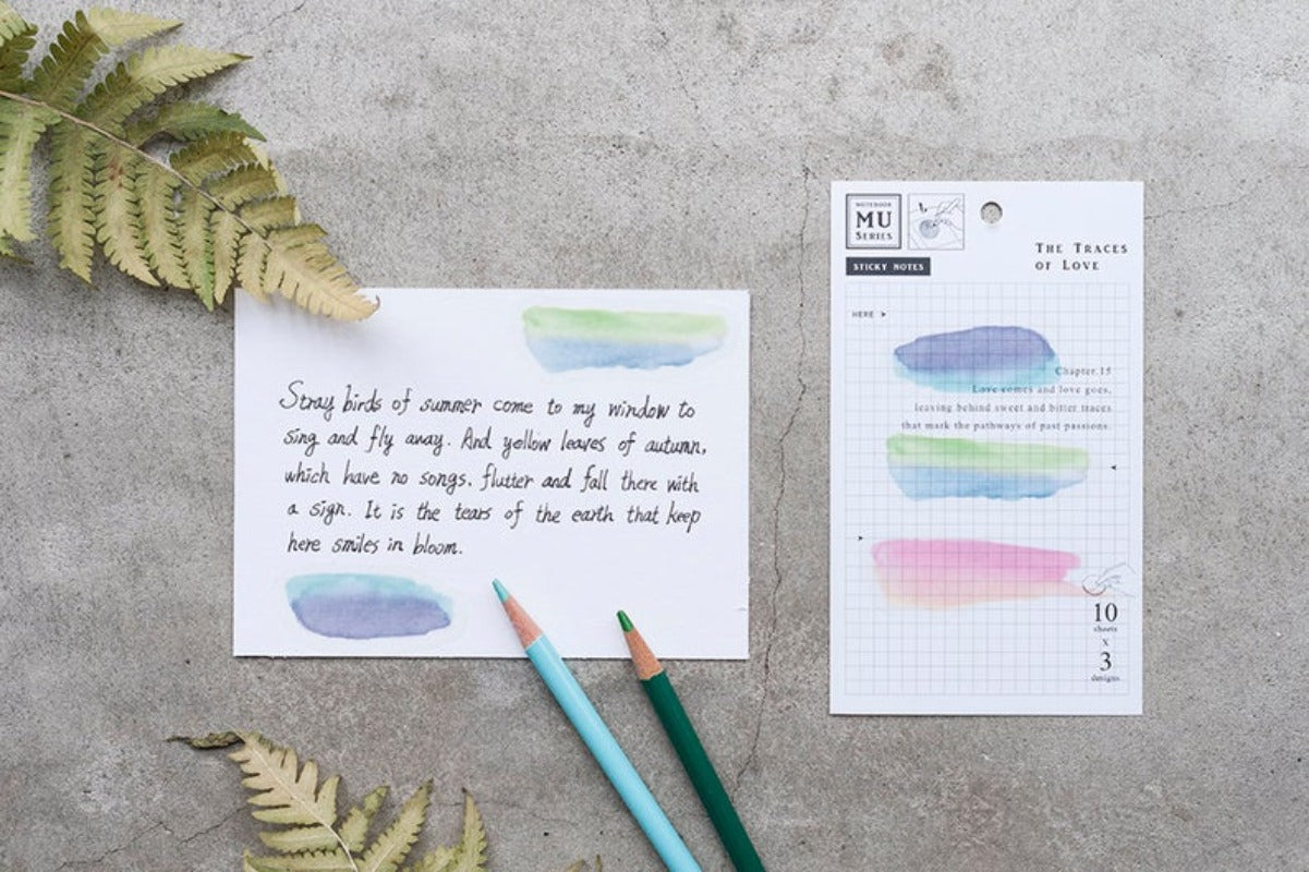 Mu Notes MU Sticky Notes Transparent – WRITER Stationery Store
