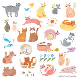 KING JIM Pop-Up Stickers POP005 Cat