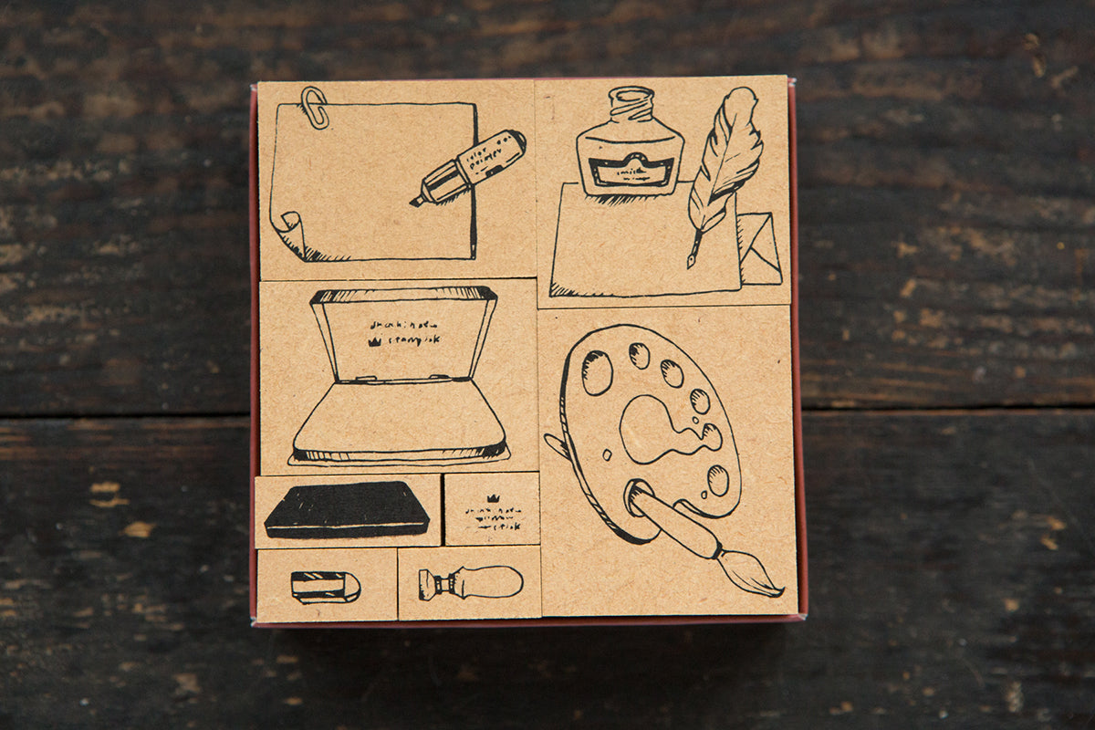 OURS Rubber Stamp Stationery No.1 Set