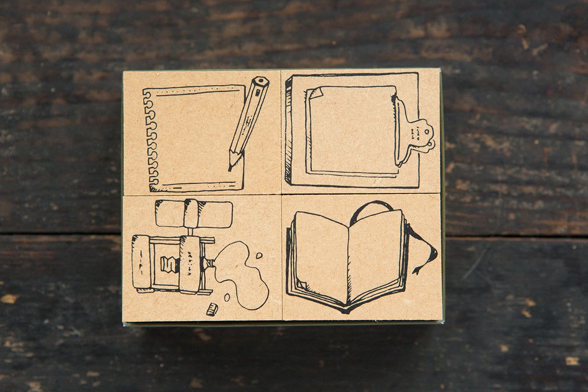 OURS Rubber Stamp Stationery No.2 Set
