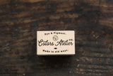 OURS Maple Wood Stamp Vintage CA Logo A