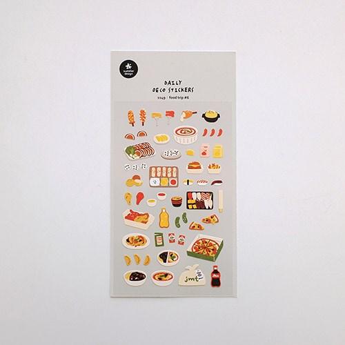 SUATELIER Daily Deco Stickers Food Trip #6