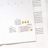 SUATELIER Mini Series Stickers Flower 02 Yellow