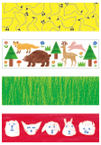 KING JIM KITTA Pocket Tag Basic Animals