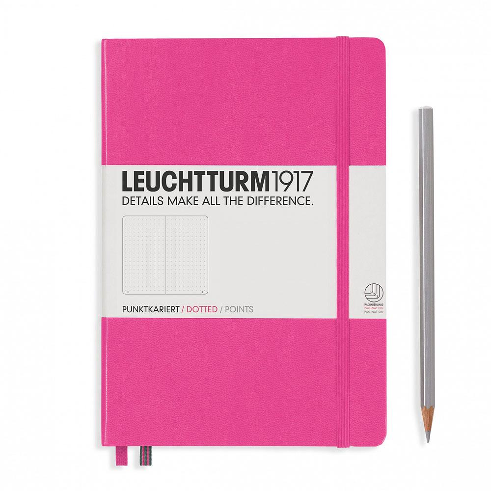 LEUCHTTURM1917 Hardcover A5 Medium Notebook New Pink