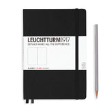 LEUCHTTURM1917 Hardcover A5 Medium Notebook Black