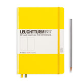 LEUCHTTURM1917 Hardcover A5 Medium Notebook Lemon