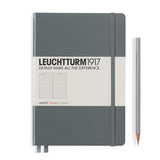 LEUCHTTURM1917 Hardcover A5 Medium Notebook Anthracite