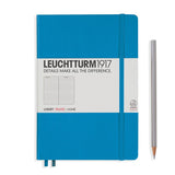 LEUCHTTURM1917 Hardcover A5 Medium Notebook Azure
